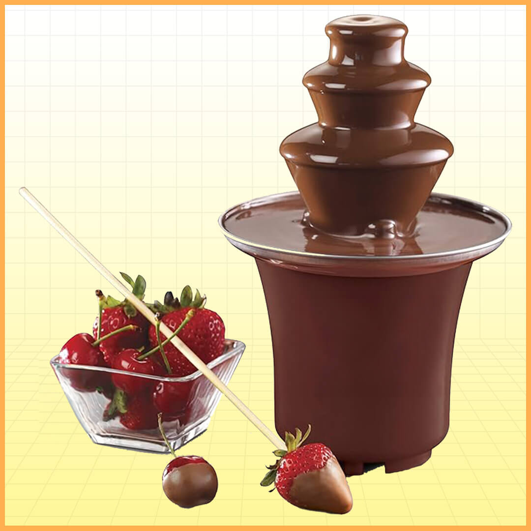 Mini Chocolate Fountain Fondue Machine