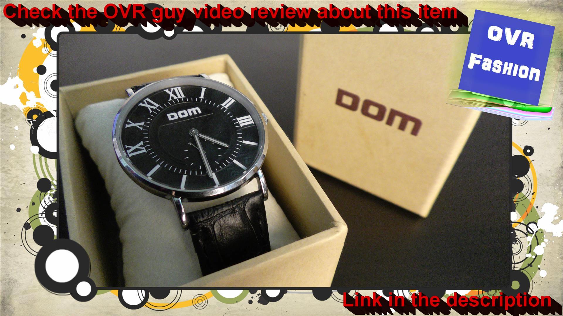 DOM 3211 Men Luxury Quartz Wristwatch (Thumbnail)