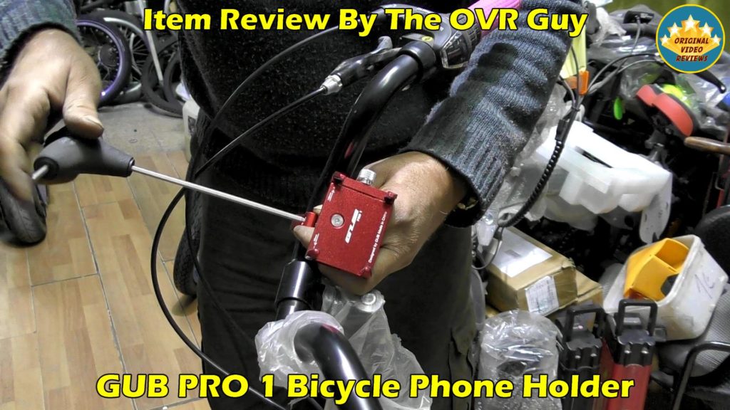 GUB PRO 1 Bicycle Phone Holder Review 034