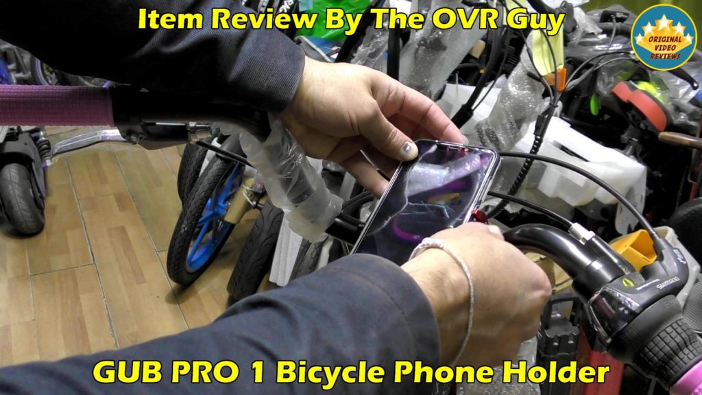 GUB PRO 1 Bicycle Phone Holder Review 037