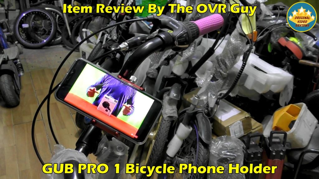 GUB PRO 1 Bicycle Phone Holder Review 038