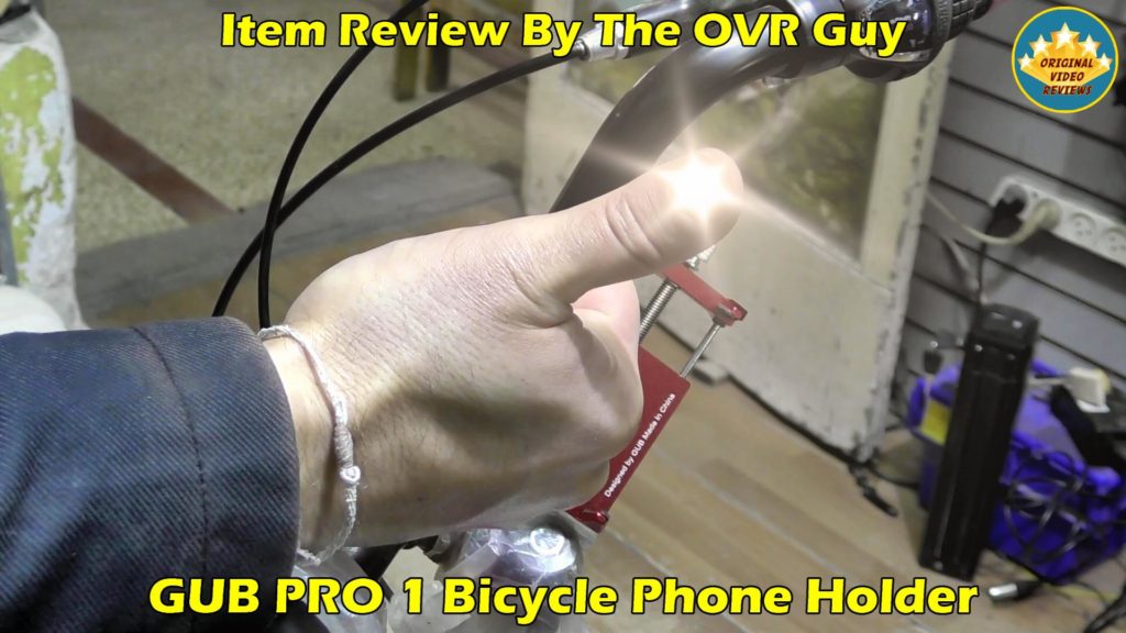 GUB PRO 1 Bicycle Phone Holder Review 044