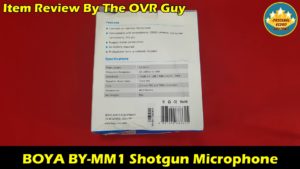 BOYA BY-MM1 Shotgun Microphone Review 017