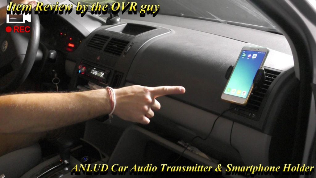 ANLUD Car Audio Transmitter & Smartphone Holder 010