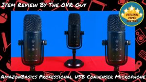 AmazonBasics Professional USB Condenser Microphone Review (Thumbnail)