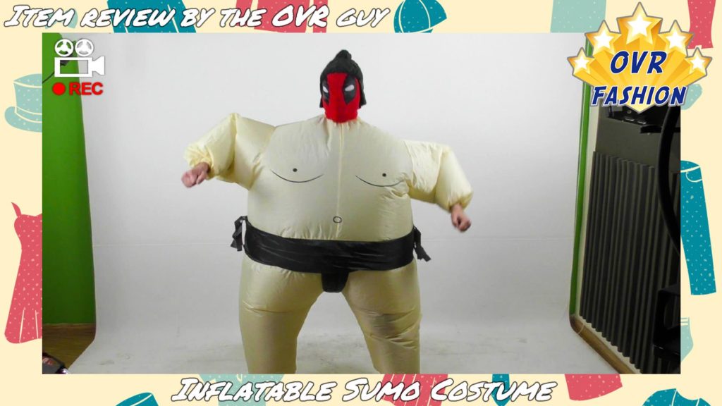 Inflatable Sumo Costume Review (Thumbnail Text)