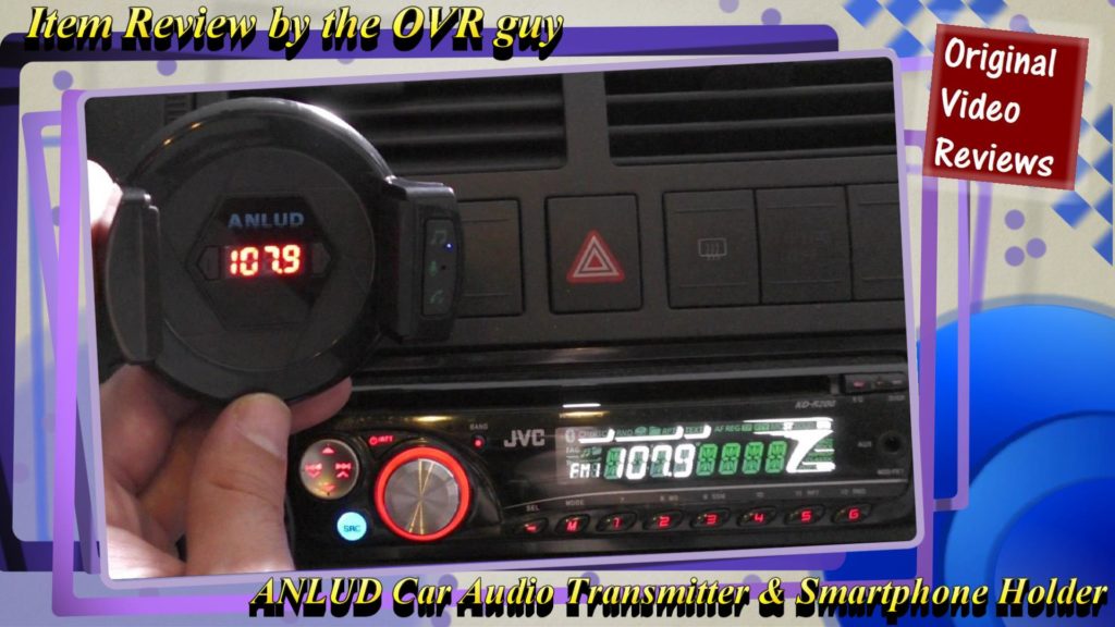 ANLUD Car Audio Transmitter & Smartphone Holder Review (Thumbnail)