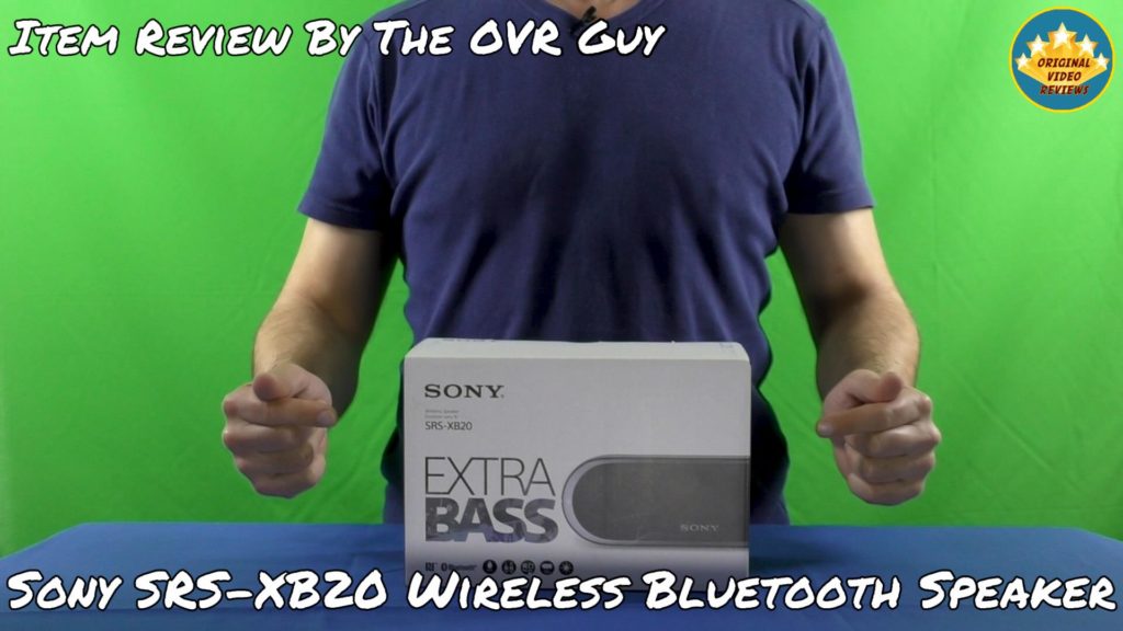 Sony SRS-XB20 Wireless Bluetooth Speaker Review 001