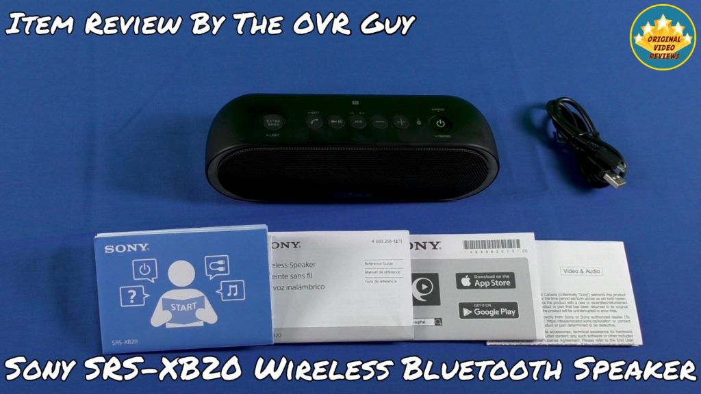 Sony SRS-XB20 Wireless Bluetooth Speaker Review 003