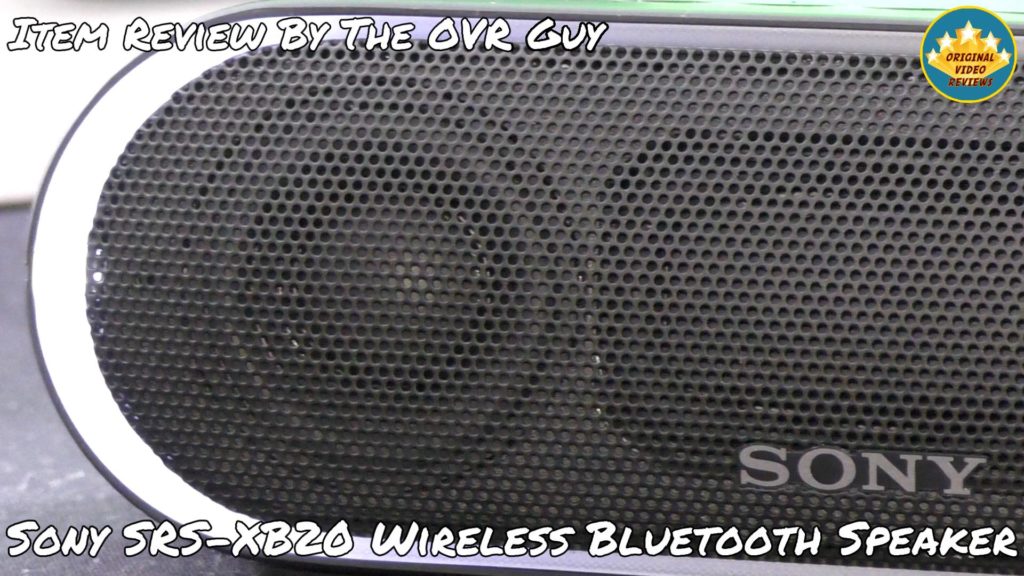 Sony SRS-XB20 Wireless Bluetooth Speaker Review 011