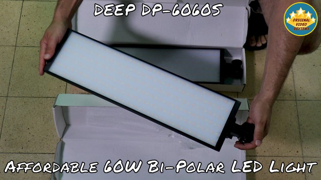 Affordable 60W Bi-Polar LED Light For Video Production 002