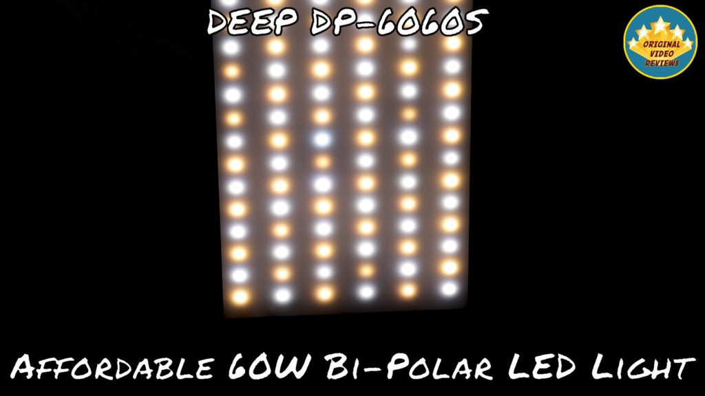 Affordable 60W Bi-Polar LED Light For Video Production 024