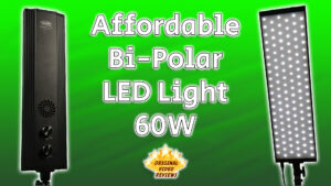 Affordable 60W Bi-Polar LED Light For Video Production (Thumbnail)