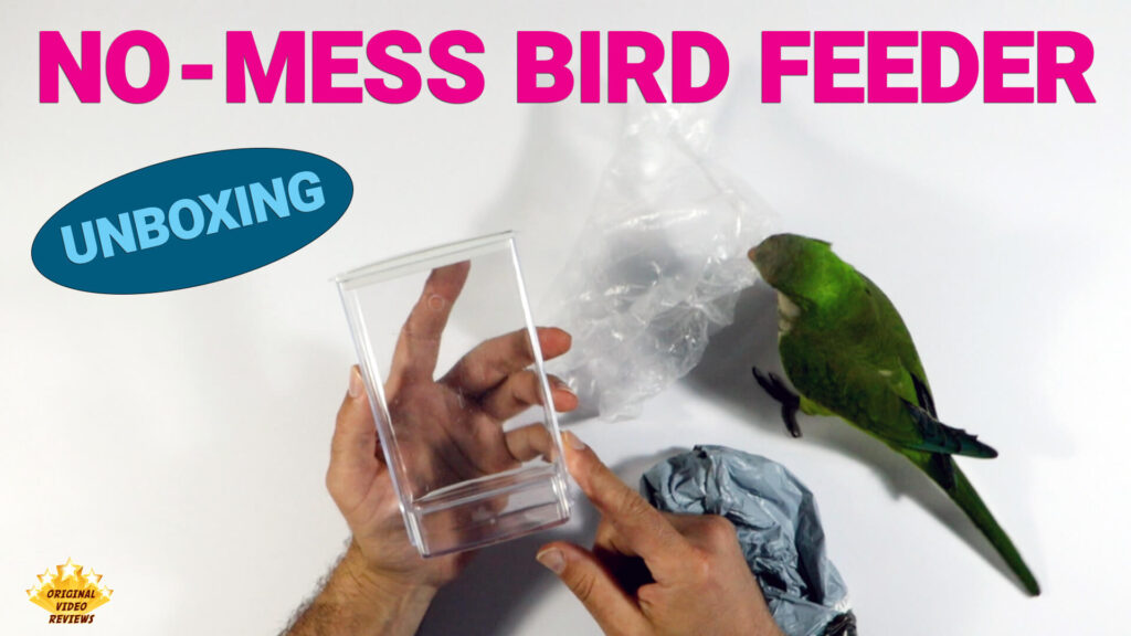 Transparent No Mess Bird Feeder 001 Unboxing