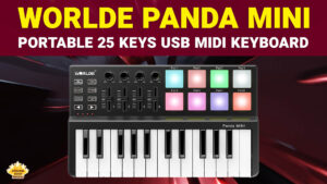 Worlde Panda MINI Portable 25 Keys USB MIDI Keyboard