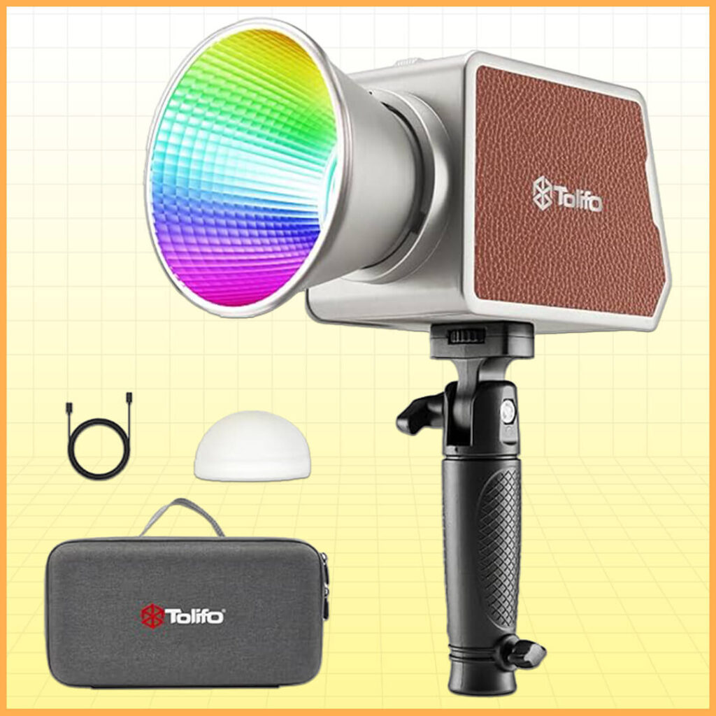 Tolifo Palm LED PL-100RGB Video Light Buy on Amazon