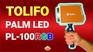 Tolifo Palm LED PL-100RGB Portable Wireless Photography & Video Light Review